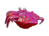 Adult Iridescent Crab Party Hat Sea Crawfish Funny Mardi Gras Costume Accessory