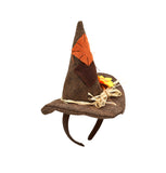 Unisex Adults Mini Scarecrow Hat On Headband Flower Halloween Costume Accessory