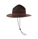 Adult Sergeant Campaign Park Ranger Hat Mountie Trooper Patrol Costume Accessory