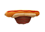 Nicky Bigs Novelties Adult Giant Funny Hot Dog Hat Foot Long Wiener Fast Food Hotdog Hats Vendor Truck Costume Accessory