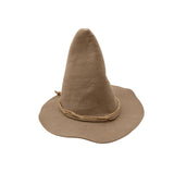 Adult Scarecrow Hat Deluxe Felt Oktoberfest Wizard Witch Hillbilly Hat Costume