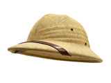 Nicky Bigs Novelties Deluxe Pith Helmet Safari Hat, Khaki, Adjustable