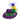 Velvet Mardi Gras Fedora Hat Gold Fleur De Lis And Feather Costume Accessory
