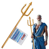 Adult 5 Pc King Neptune Trident Devil Pitchfork Staff Costume Accessory Prop