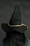 Adult Scarecrow Hat Deluxe Felt Oktoberfest Wizard Witch Hillbilly Hat Costume