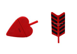 Unisex Adult Mini Cupids Bow and Arrow Set Valentine's Costume Accessory Prop