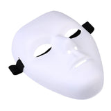 Nicky Bigs Novelties Adult Blank White Male Full Mask Plain Thick Plastic Masquerade Face Masks Cosplay Halloween Costume