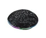 Black Captain Groom Hat Bachelor Sequin Boat Festival Wedding Costume Accessory