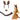 Animal Kangaroo Ears Headband Bendable Tail Halloween Costume Accessory Set