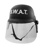 Cosplay SWAT Helmet Police S.W.A.T. Team Hat Tactical Visor Costume Accessory