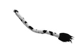 Nicky Bigs Novelties Adult Black White Dairy Cow Ears Horn Headband Tail Nose Collar Cowbell Animal Costume Accessory Set