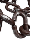 Jumbo Plastic Fake Rusty Chain Link Prop Halloween Haunted House Decor