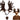 Nicky Bigs Novelties Adult Giant Moose Antlers Headband with Ears & Nose Plush Deer Antlers Costume Accessory for Halloween Cosplay Parties Wacky Hat Day Holiday Fun Brown Elk Horns for Men Women