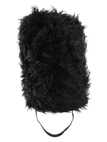 Adult Black Bearskin Nutcracker Hat - Fabric Toy Solider Royal Guard Soldier Hats- Theme Halloween Costume Accessory, One Size