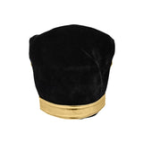 Unisex Adult Black Band Major Toy Soldier Hat Faux Red Gem Costume Accessory