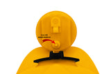 Adult Plastic Yellow Miner Helmet With Light Construction Hard Hat Costume Prop