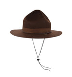 Adult Sergeant Campaign Park Ranger Hat Mountie Trooper Patrol Costume Accessory