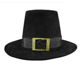 Deluxe Pilgrim Hat And Pilgrim Felt Bonnet Thanksgiving Costume Accessories