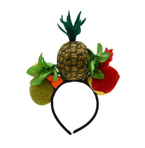 Womens Tropical Fruit Hawaiian Luau Costume Headband, One Size, Multi-Color