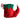 Unisex Adult Red and Green Elf Shoes Jingle Bells Christmas Costume Accessory
