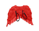 Child Mini Cupid Red Angel Devil Feather Wings Valentines Costume Accessory