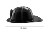 Nicky Bigs Novelties Deluxe Adult Fireman Costume Helmet Novelty Fireman Thick Plastic Helmets Firefighter Hats Accessories