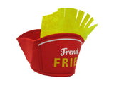 Adult French Fries Food Hat Novelty French Fry Party Halloween Costume Accessory