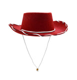 Kids 1950's Cowboy Hat Toddler Cowgirl Hats Western Birthday Party Halloween Dress Up Costume