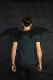 Nicky Bigs Novelties Unisex Costume Bat Wings and Ears Headband, Black, One Size