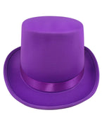 Adult Satin Top Hat Magician Gentleman Roaring 20s Tuxedo Formal Costume Top Hat