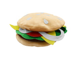 Adult Oversized Silly Hamburger Cheeseburger Novelty Burger Hat Food Costume Accessory