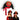 Adult Pirate Hat With Skull and Crossbones Adult Black Red Buccaneer Captain Costume Accessory