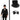 Felt Top Hat Cane and Matching Bowtie Halloween Cosplay Costume Accessory Set