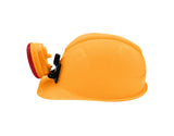 Adult Plastic Yellow Miner Helmet With Light Construction Hard Hat Costume Prop