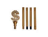 49.5" Tall 5 Piece Money Dollar Sign Prop Cane Costume Accessory