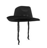 Cosplay Black Spanish Hat Religious Payes Rabbi Halloween Costume Accessory Prop