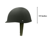 Nicky Bigs Novelties Adult Army Helmet Lightweight Thick Plastic WW1 WW2 Reenactment Costume Hat Olive Drab Green Adjustable