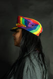 Unisex Adult Pride Rainbow Captain Hat, Multi, Adjustable