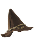 Adult Scarecrow Hat Deluxe Felt Oktoberfest Wizard Witch Hillbilly Hat Costume