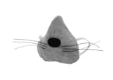 Unisex Adult Jumbo Gray Mouse Ears Headband Tail Nose Halloween Accessory Set