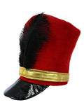 Adult Toy Soldier Hat Drum Majorette Christmas Nutcracker Costume Accessory Prop