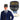 Deluxe Costume Set Train Conductor Hat and Whistle, Navy, One Size