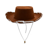 Kids 1950's Cowboy Hat Toddler Cowgirl Hats Western Birthday Party Halloween Dress Up Costume