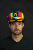 Unisex Adult Pride Rainbow Captain Hat, Multi, Adjustable