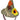 Unisex Adults Mini Scarecrow Hat On Headband Flower Halloween Costume Accessory