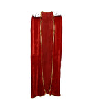 Unisex Adult Royal King Queen Velveteen Robe Crown Scepter Staff Costume Accessory Set