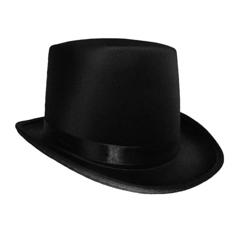 Adult Satin Top Hat Magician Gentleman Roaring 20s Tuxedo Formal Costume Top Hat