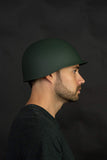 Nicky Bigs Novelties Adult Army Helmet Lightweight Thick Plastic WW1 WW2 Reenactment Costume Hat Olive Drab Green Adjustable