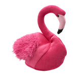 Swimming Velveteen Flamingo Hat, Pink, One Size