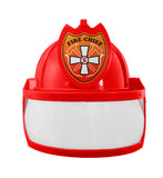 Fireman Costume - Hard Helmets - Fireman Helmet - Firefighter Hats - Fireman Accessories, Adjustable